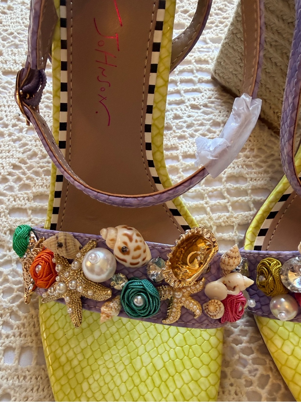 Betsey Johnson Mermaidcore Karsyn Lime Multi - Picture 10 of 11